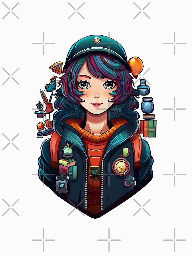 Scientist Girl | Arts and Science | Dark Academia Collection by monkeybusiness.pt T-Shirts, Hoodie, Sweatshirt (Image 3)