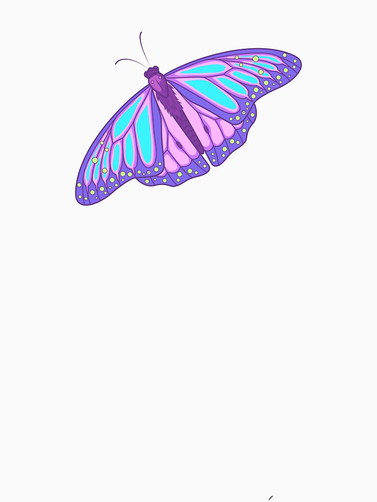 Neon Butterfly by hectorgool T-Shirts, Hoodie, Sweatshirt | BlankRebels.com (Image 3)