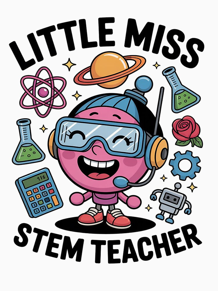 Little Miss Stem Teacher by BotboutiquePre T-Shirts, Hoodie, Sweatshirt | BlankRebels.com (Image 3)