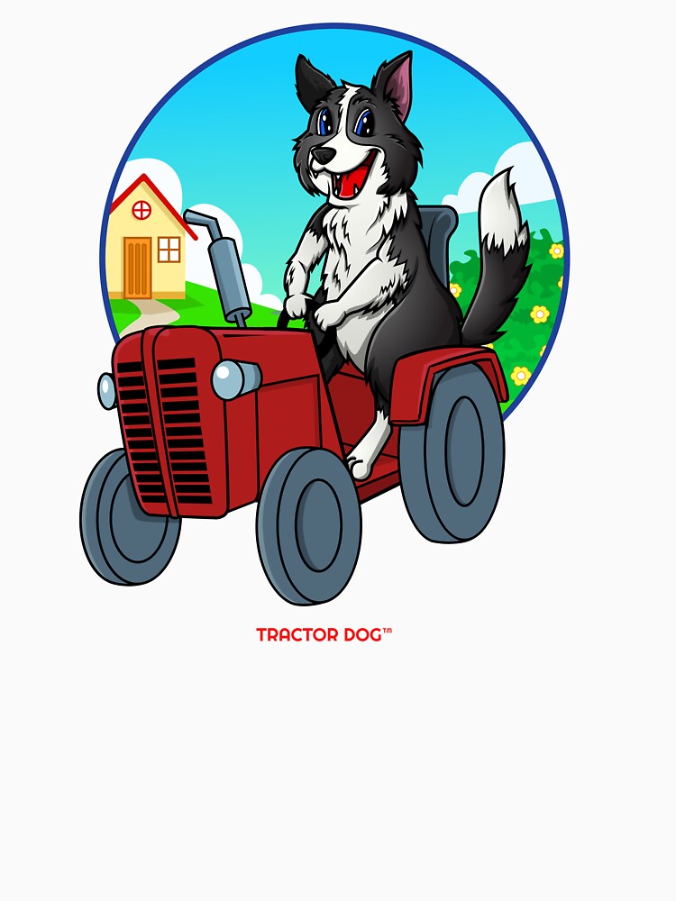 Tractor Critters Border Collie Dog by Tractor Dog T-Shirts, Hoodie, Sweatshirt | BlankRebels.com (Image 3)
