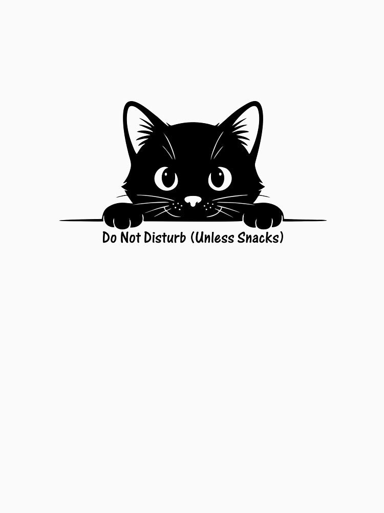 Do Not Disturb Black Cat by CreatorMan78 T-Shirts, Hoodie, Sweatshirt | BlankRebels.com (Image 2)