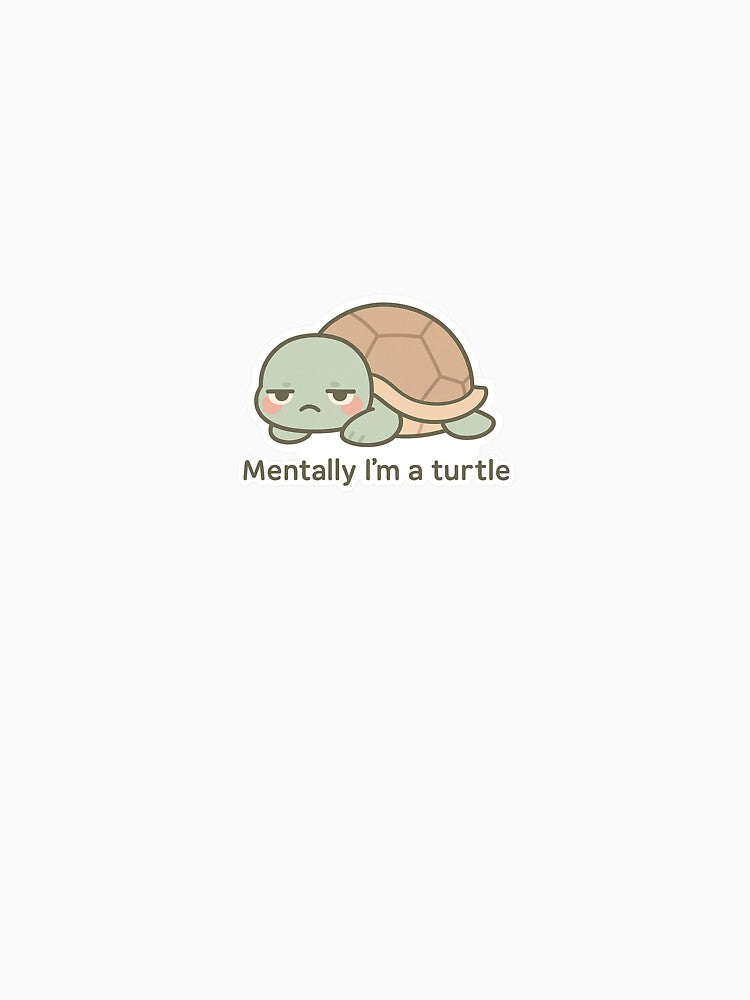 Mentally I’m a Turtle – Funny Cute Pastel Design by Sparkle0made T-Shirts, Hoodie, Sweatshirt | BlankRebels.com (Image 3)
