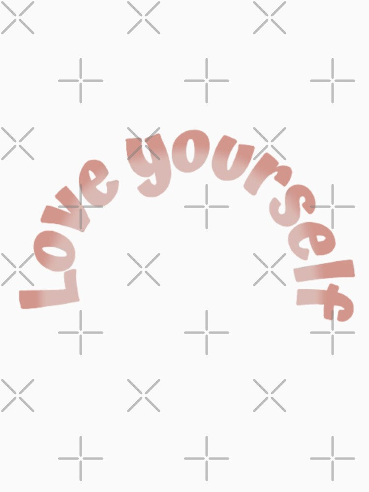 Loveyourself, inspirational life quote (colour palette ,color palete) by Sanaura T-Shirts, Hoodie, Sweatshirt (Image 3)