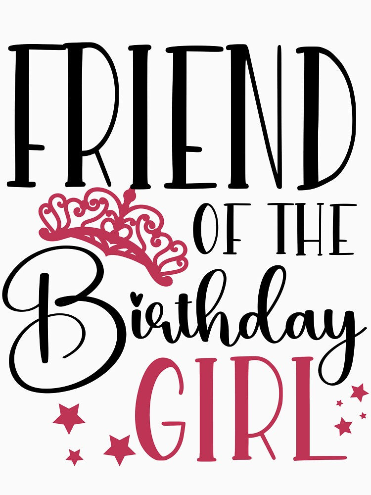Family Matching Birthday Squad Friend of the Birthday Girl Birthday Squad Party Favors by mysticblvd T-Shirts,... (Image 3)