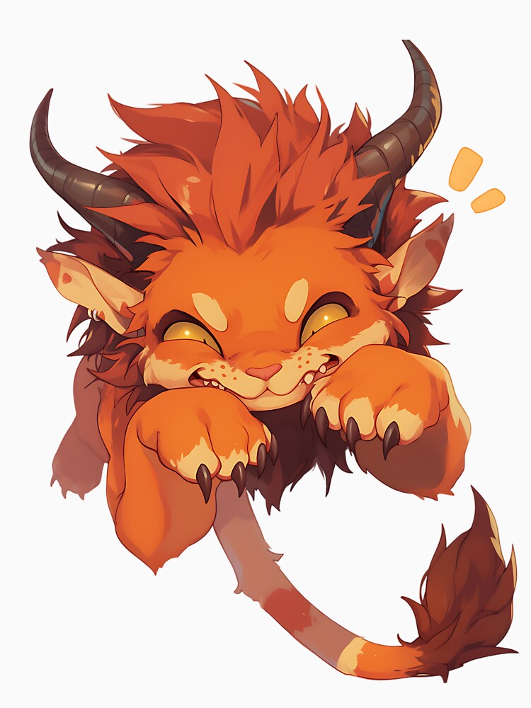 Cute Manticore DnD by bapupa T-Shirts, Hoodie, Sweatshirt | BlankRebels.com (Image 3)
