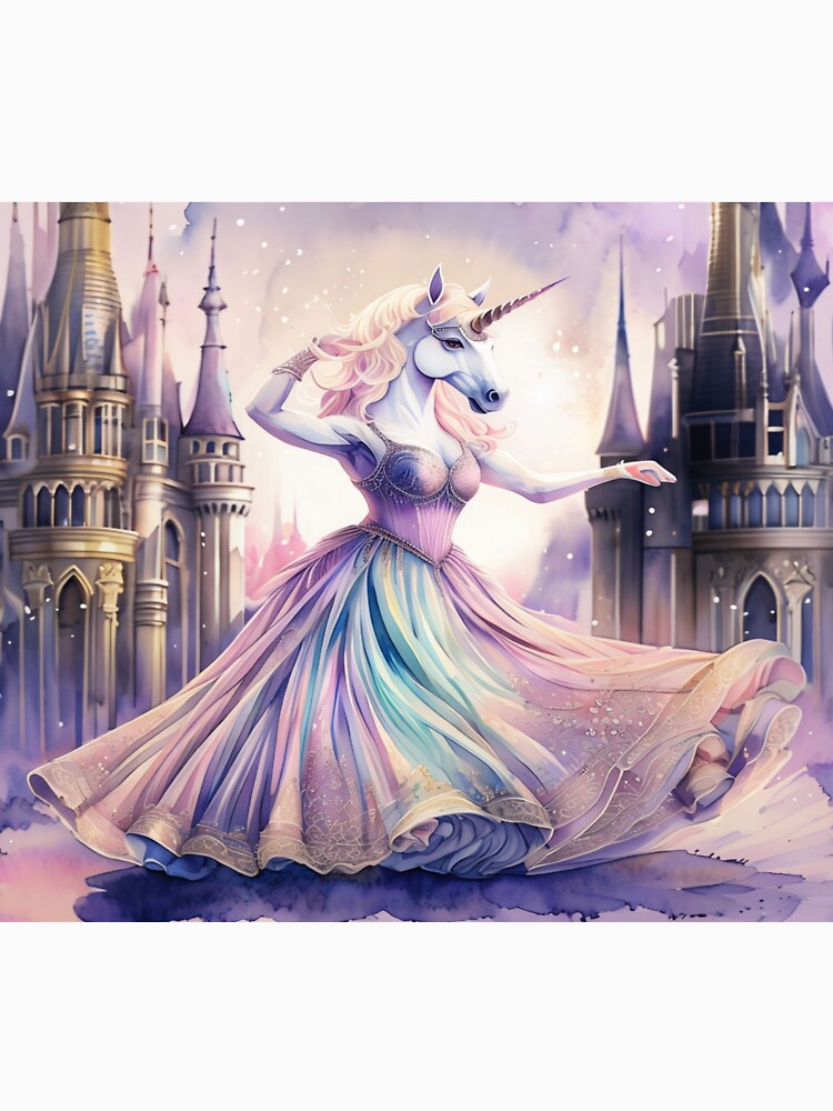Elegant Unicorn in a Masquerade Ball by Collection de trésors T-Shirts, Hoodie, Sweatshirt | BlankRebels.com (Image 3)