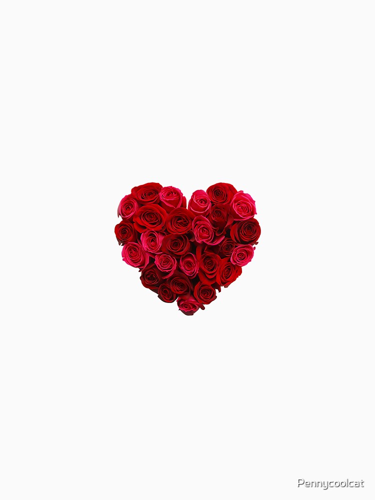 red rose heart by Pennycoolcat T-Shirts, Hoodie, Sweatshirt | BlankRebels.com (Image 3)