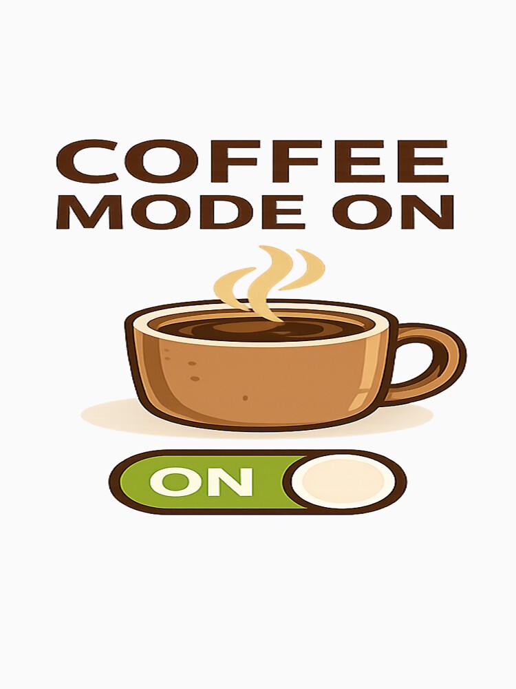 Coffee Mode On – Minimal Coffee Lover Design by Designpnl T-Shirts, Hoodie, Sweatshirt | BlankRebels.com (Image 3)