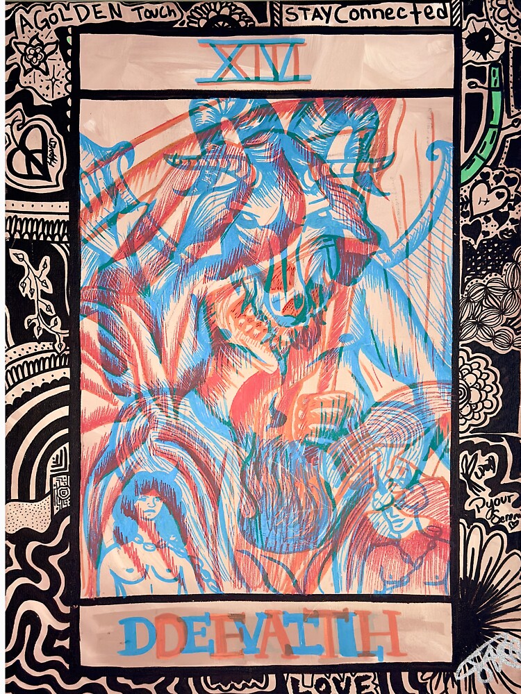 Death and The Devil Color Changing Print by Shayla-Michelle T-Shirts, Hoodie, Sweatshirt | BlankRebels.com (Image 3)