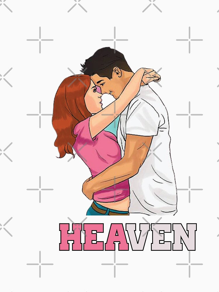 Heaven | Couple Love | Love by CadDesignerr T-Shirts, Hoodie, Sweatshirt | BlankRebels.com (Image 3)
