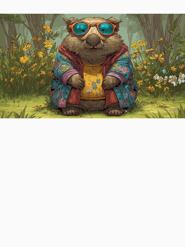 Fat little happy Wombat by J7Simpson T-Shirts, Hoodie, Sweatshirt | BlankRebels.com (Image 3)