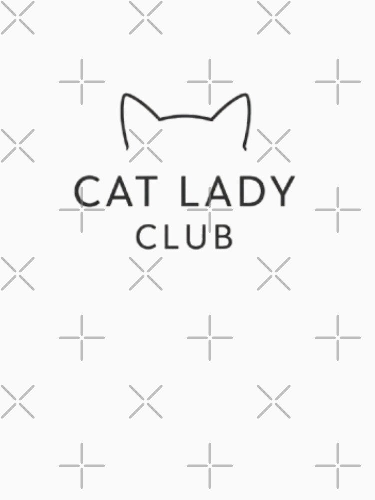 Minimal Cat Lady Club Cute Cat Lover Aesthetic Design by Sanika arts T-Shirts, Hoodie, Sweatshirt | BlankRebels.com (Image 3)