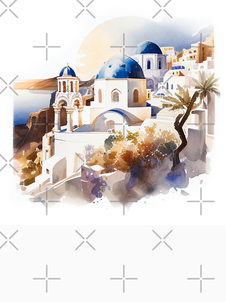 Santorini island by KittyCat08 T-Shirts, Hoodie, Sweatshirt | BlankRebels.com (Image 3)