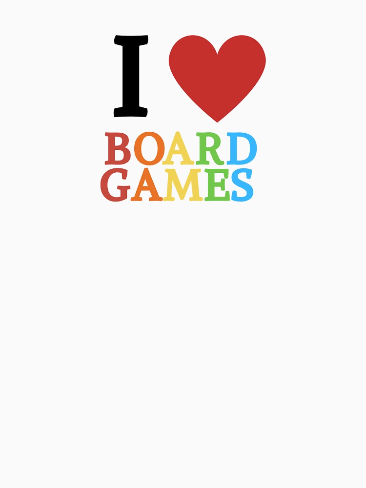 Rainbow I Heart Board Games by gamenighttees T-Shirts, Hoodie, Sweatshirt | BlankRebels.com (Image 3)