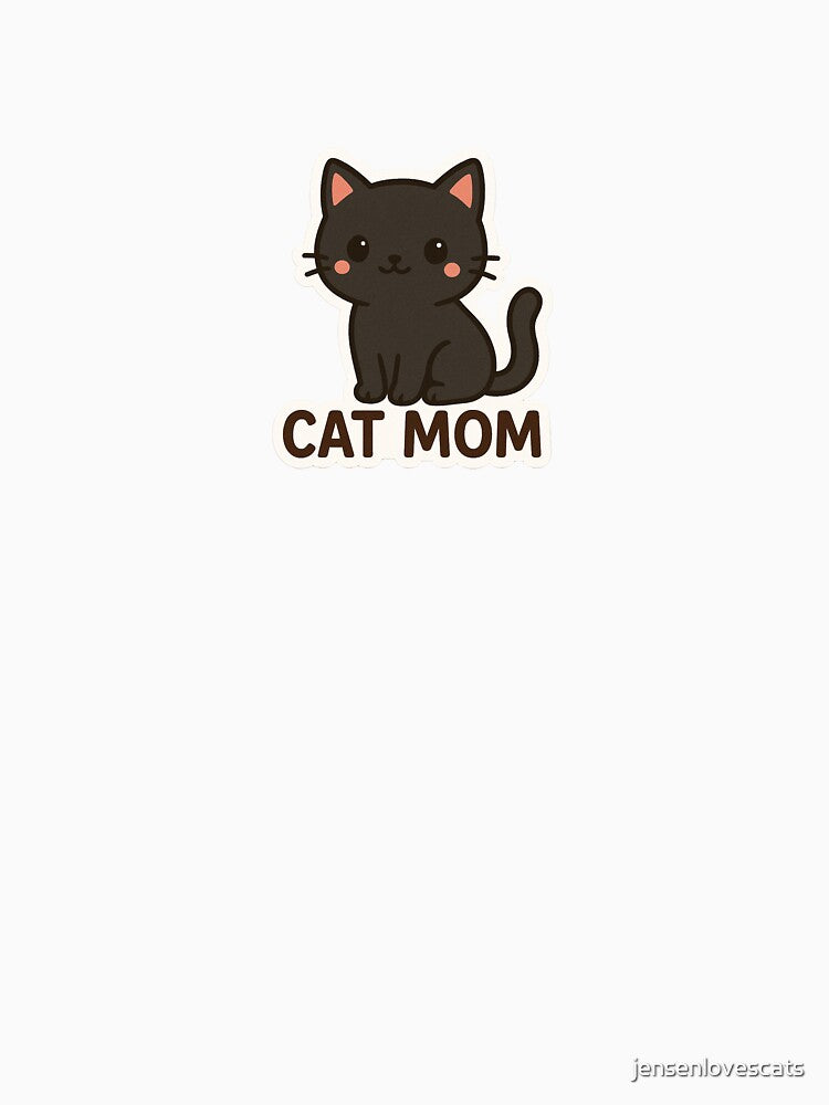 Black Cat Mom by jensenlovescats T-Shirts, Hoodie, Sweatshirt | BlankRebels.com (Image 3)