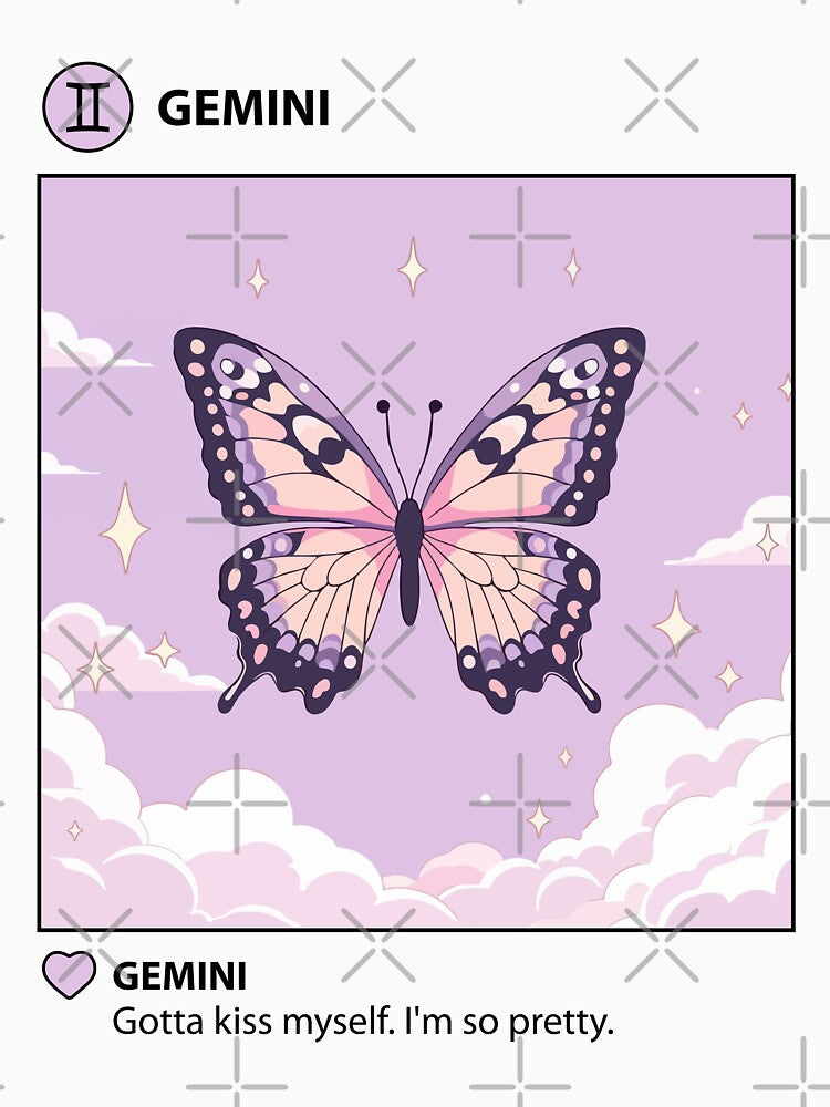 Gemini zodiac sign, Social media post, Horoscope, Anime, Y2K aesthetic by KristinityArt T-Shirts, Hoodie,... (Image 3)