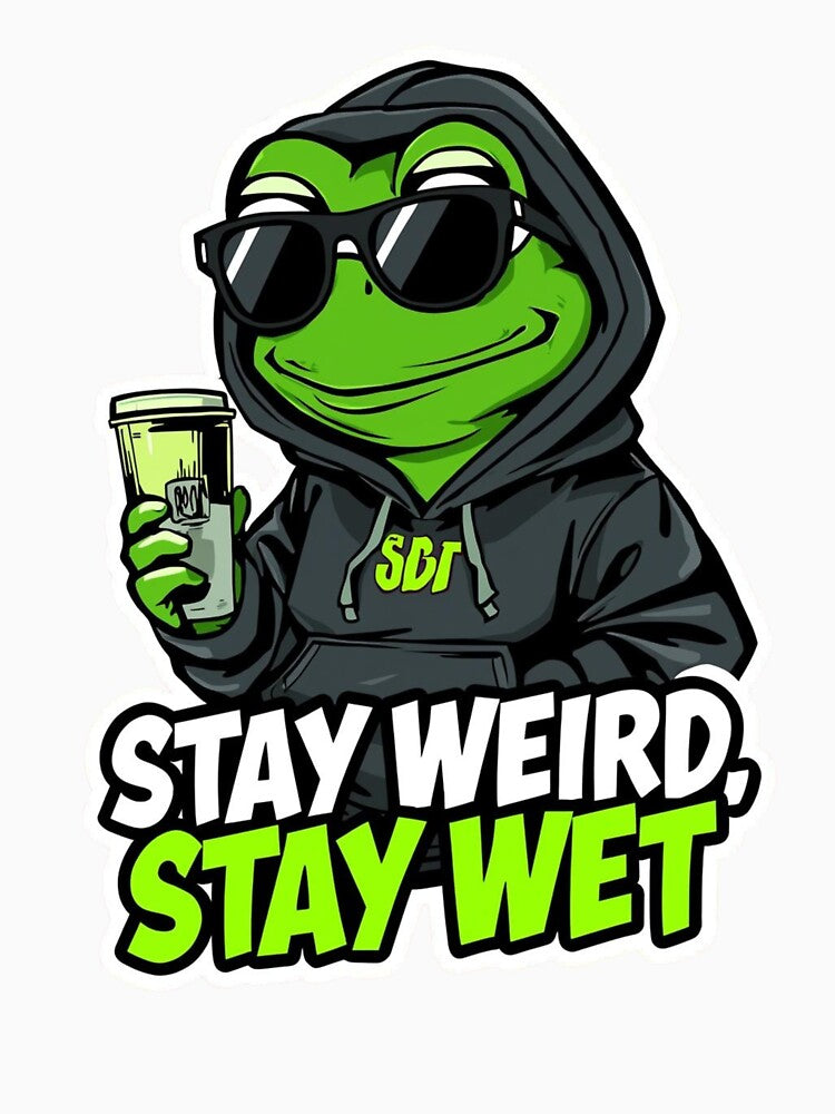 Stay Weird Stay Wet – Funny Cool Frog Meme T-Shirts, Hoodie, Sweatshirt