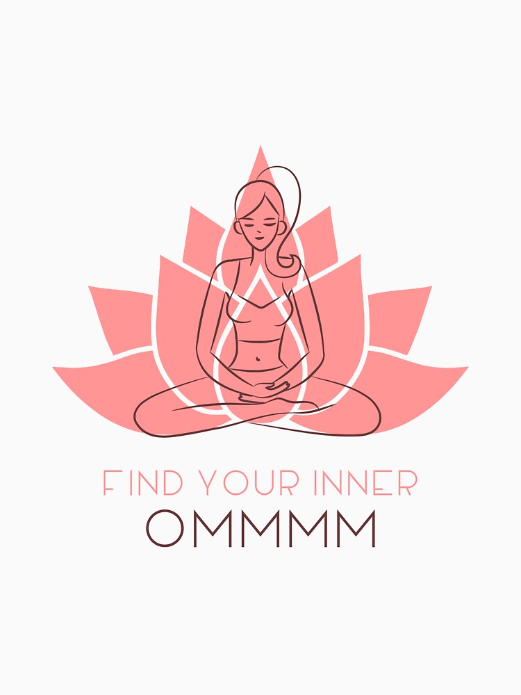 Find Your Inner Ommmm Yoga by FunTeeGraphics1 T-Shirts, Hoodie, Sweatshirt | BlankRebels.com (Image 3)