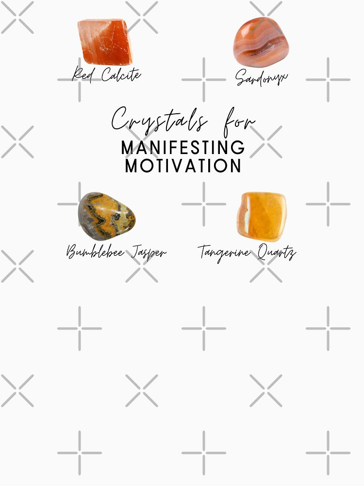 Crystals for Manifesting Motivation by mooneko T-Shirts, Hoodie, Sweatshirt | BlankRebels.com (Image 3)