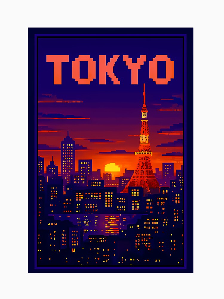 tokyo 16-bit by NickIgnatyev6
