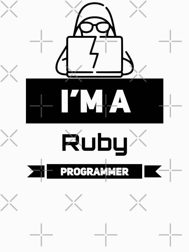 I'm a Ruby Programmer (black) by Stornu2Ruedas T-Shirts, Hoodie, Sweatshirt | BlankRebels.com (Image 3)