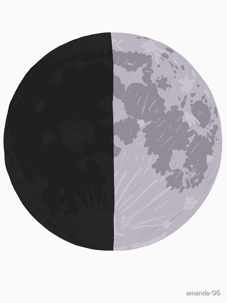 First Quarter Moon by amanda-96 T-Shirts, Hoodie, Sweatshirt | BlankRebels.com (Image 3)