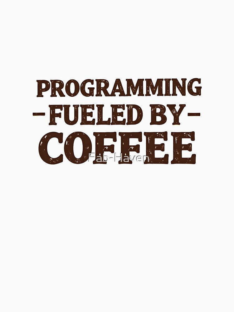 Coding with coffee non-stop by Fab-Haven T-Shirts, Hoodie, Sweatshirt | BlankRebels.com (Image 3)