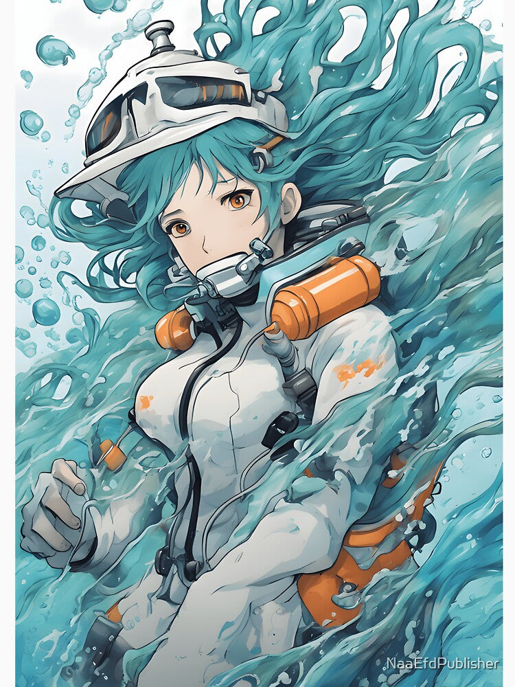 Superhero Aqua Guardian by NaaEfdPublisher