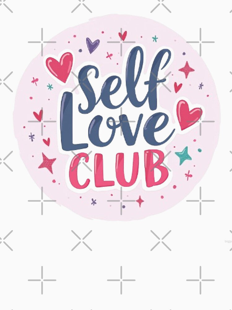 Self Love Club - Playful Pastel Quote & Hearts by JaksaDesignHub T-Shirts, Hoodie, Sweatshirt | BlankRebels.com (Image 3)