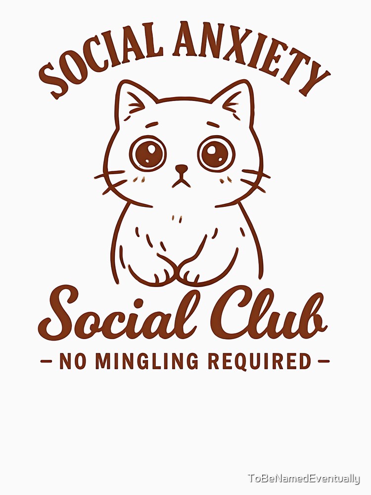 Social Anxiety Club — No Mingling Required by ToBeNamedEventually T-Shirts, Hoodie, Sweatshirt | BlankRebels.com (Image 3)