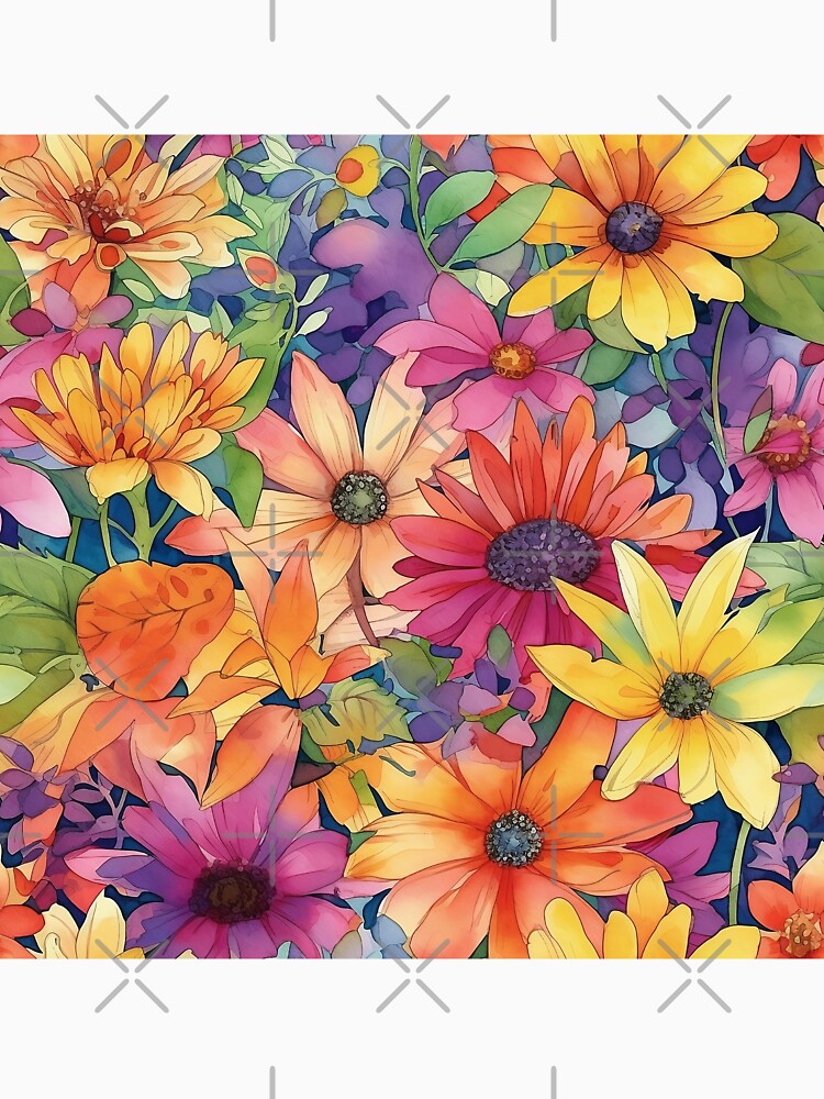Springtime Floral Blooms 28 : Watercolor Floral Seamless Pattern for DIY Crafts and Home Decor by Shadi Rosenow... (Image 3)