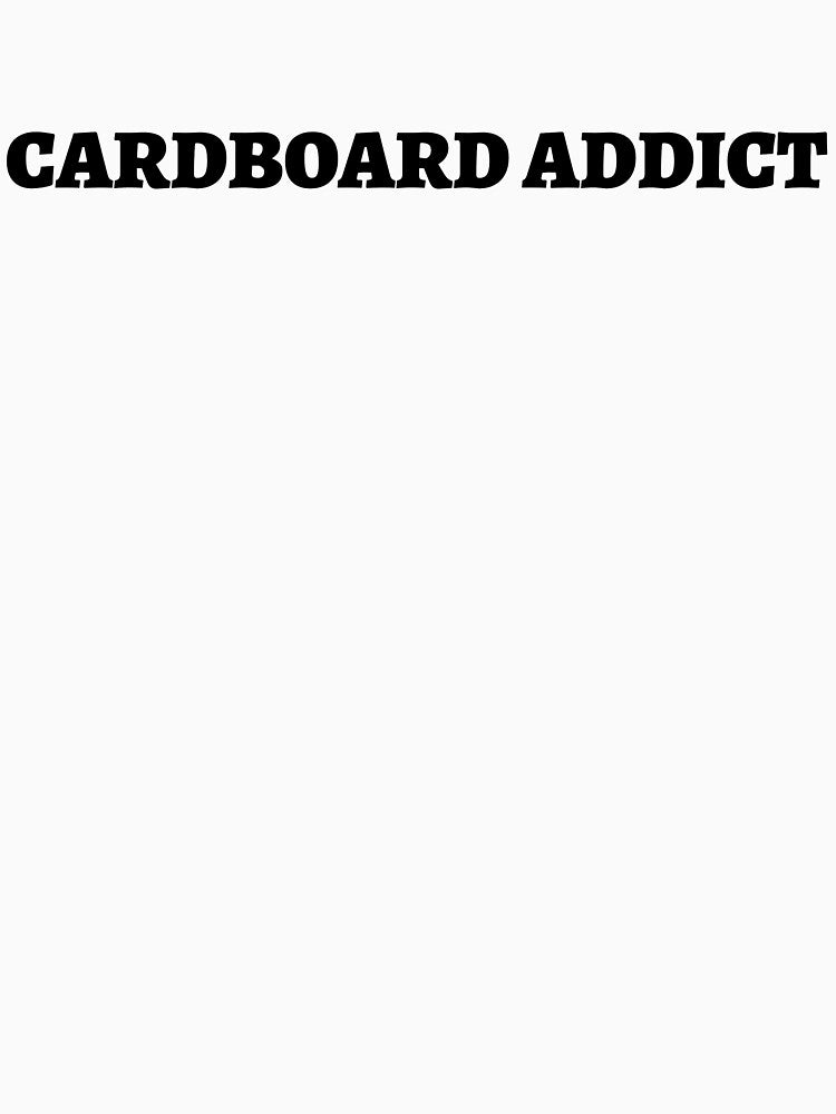 "Cardboard Addict" Board Gamer T-Shirt by 1PRSTORE Hoodie, Sweatshirt | BlankRebels.com (Image 3)