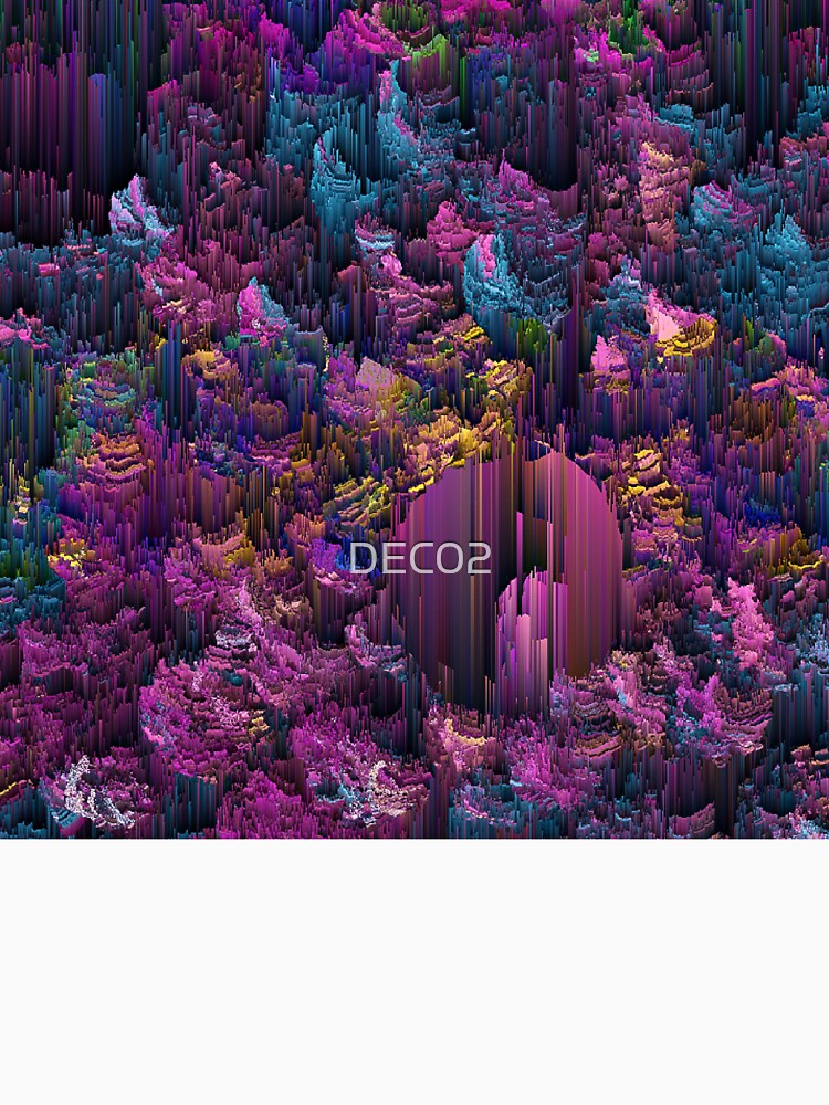 Cyberpunk Futuristic Neon-Colored Soft Blur Abstract Art by DEC02
