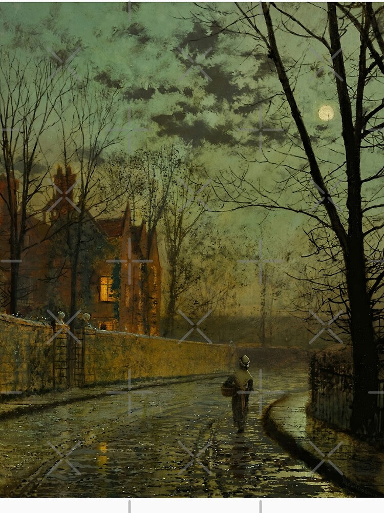 After The Shower - John Atkinson Grimshaw by darkgothicart T-Shirts, Hoodie, Sweatshirt | BlankRebels.com (Image 3)