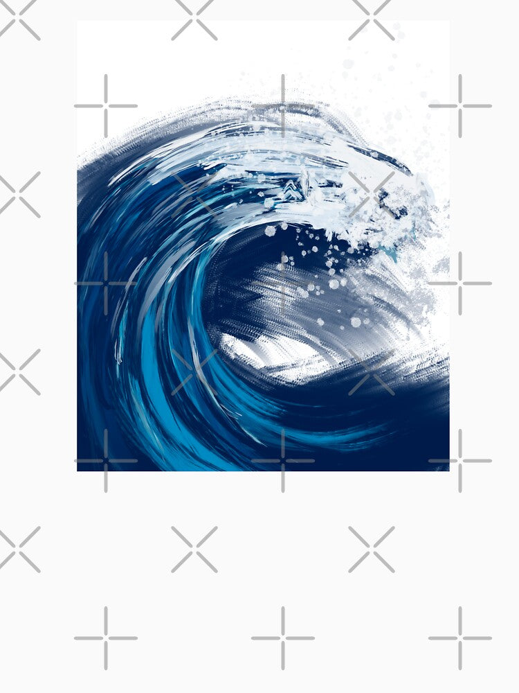 HANDMADE PAINT- OCEAN - OCEAN WAVES ART - ART WAVES - ART OCEAN - OCENA LOVER by Tropical Blood T-Shirts,... (Image 3)