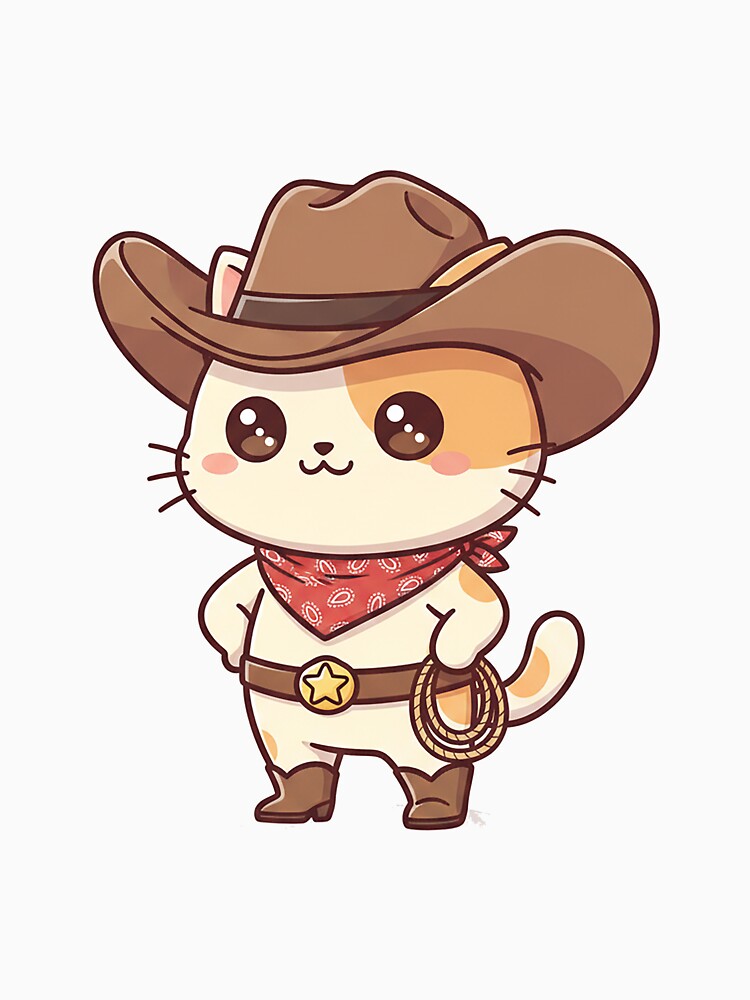 Cute Cowboy Cat by HoopeStylee T-Shirts, Hoodie, Sweatshirt | BlankRebels.com (Image 3)