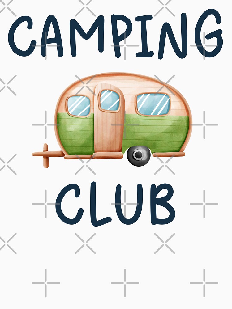 Camping Club - camping trailer / camper by TasimaDesign T-Shirts, Hoodie, Sweatshirt | BlankRebels.com (Image 3)