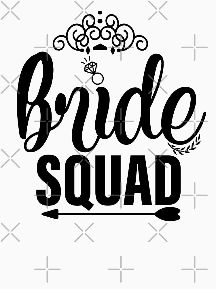 Bride Squad by AnveeBubbles T-Shirts, Hoodie, Sweatshirt | BlankRebels.com (Image 3)