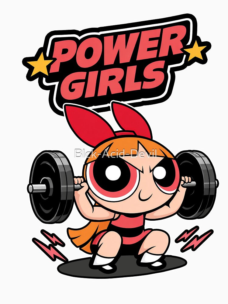 bombon squat power girl cartoon by Blck-Acid-Devil