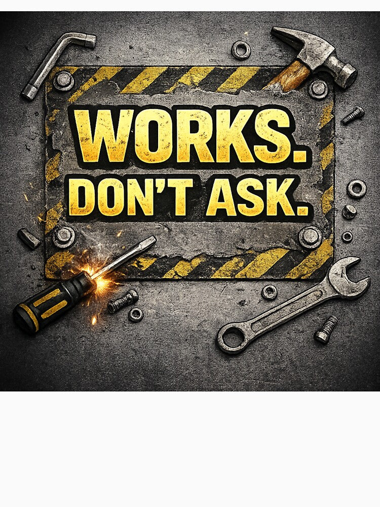 Works. Don’t Ask. – Sarcastic Engineer Quote by Transcend Modern T-Shirts, Hoodie, Sweatshirt | BlankRebels.com (Image 3)