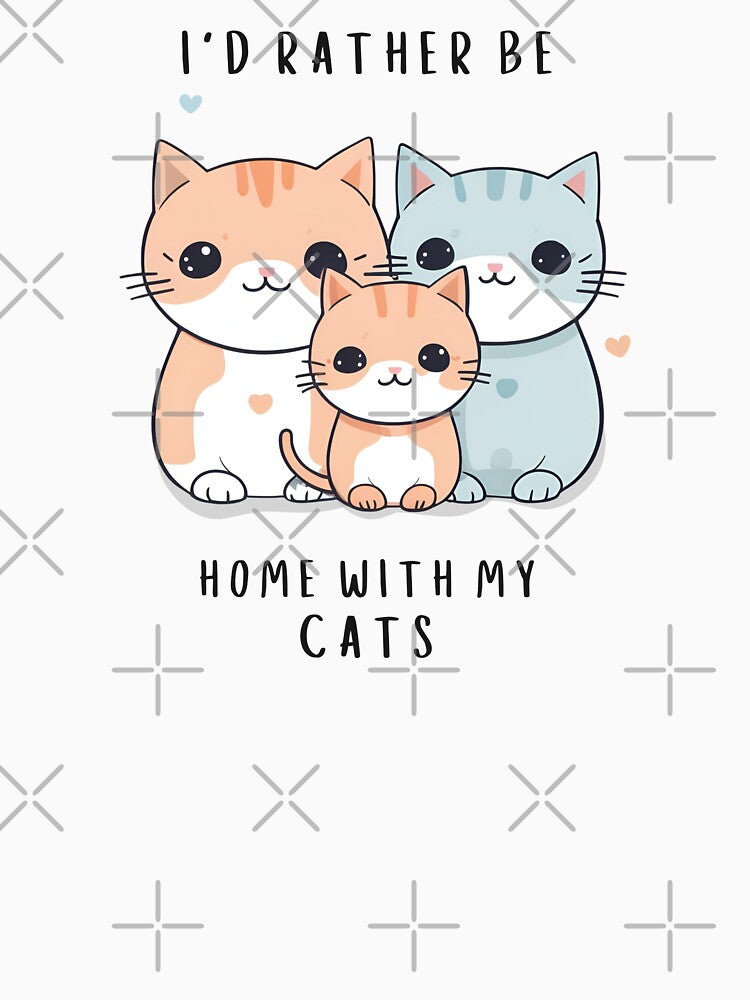 I'd Rather Be Home With My Cats by Peter V68