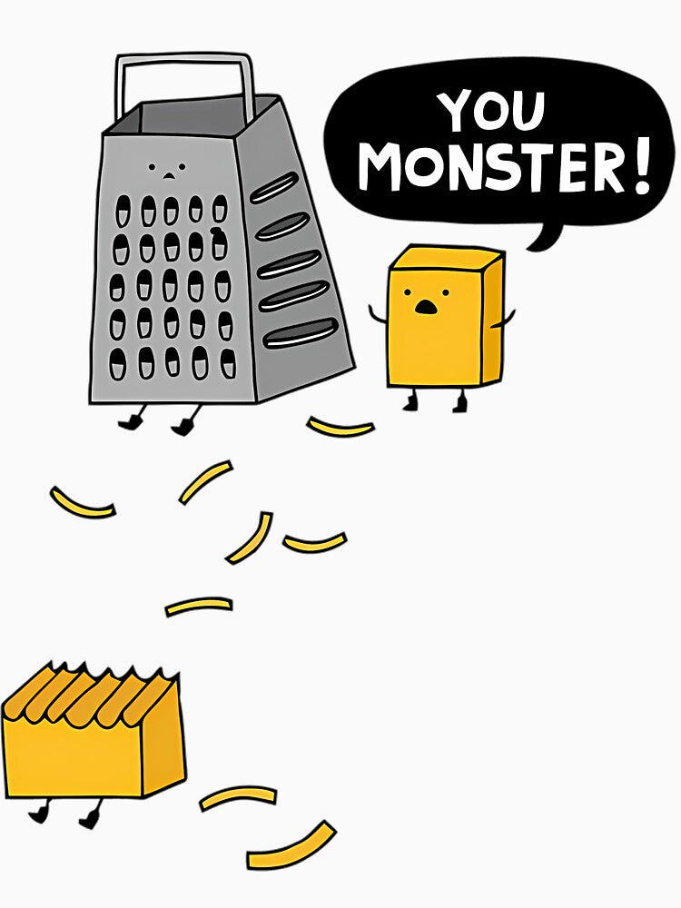 You Monster Cheese Pun by hdukiyxgb46