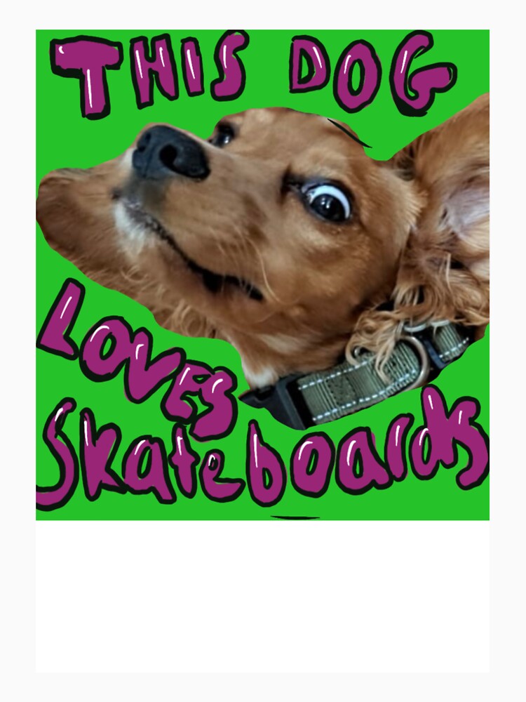 This Dog Loves Skateboards. by BassSaxBen T-Shirts, Hoodie, Sweatshirt | BlankRebels.com (Image 2)