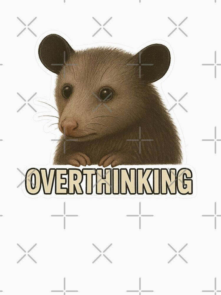 Overthinking possum. by Llewynn1225 T-Shirts, Hoodie, Sweatshirt | BlankRebels.com (Image 3)