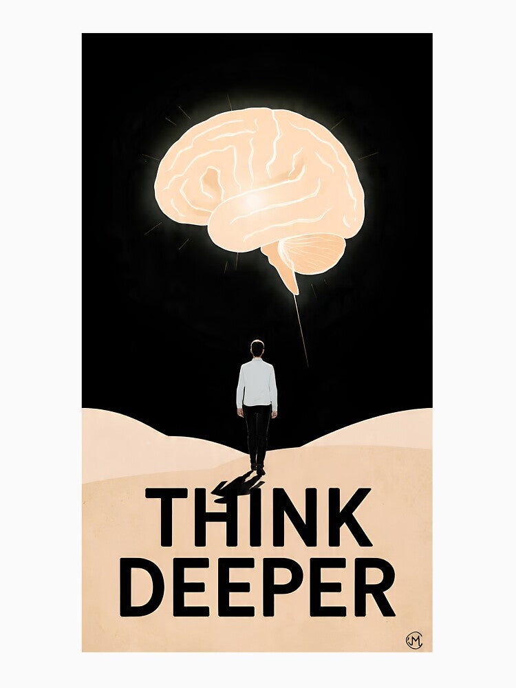 Think Deeper by Print75 T-Shirts, Hoodie, Sweatshirt | BlankRebels.com (Image 3)