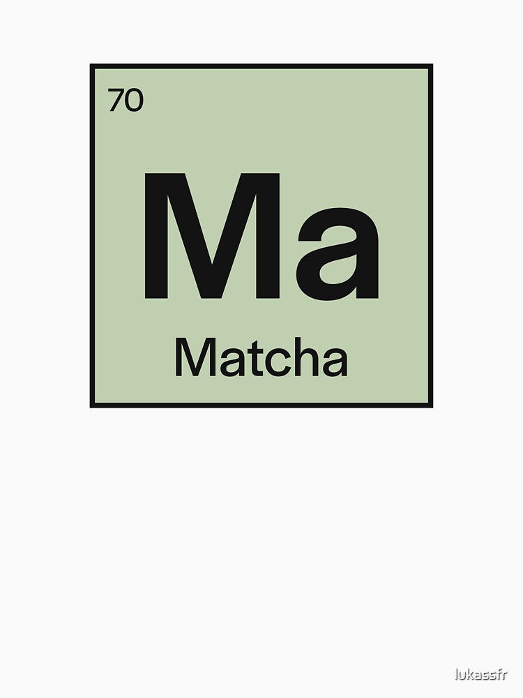 Matcha Periodic Table by lukassfr T-Shirts, Hoodie, Sweatshirt | BlankRebels.com (Image 3)