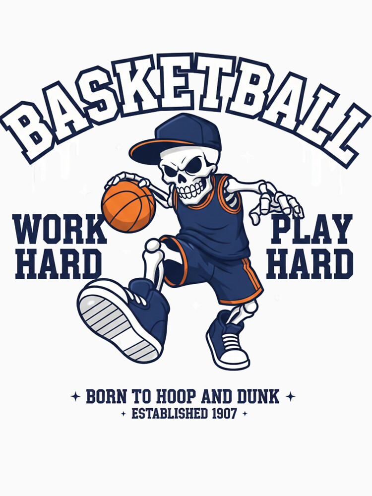basketball word hard play hard by Lucasbastie1215 T-Shirts, Hoodie, Sweatshirt | BlankRebels.com (Image 3)