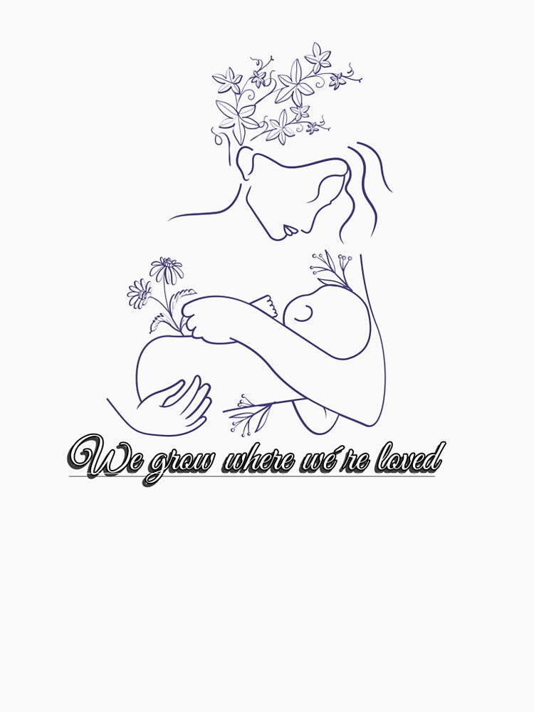 Soft Hearts, Strong Roots – Minimal Line Art Love Illustration by Fundyy T-Shirts, Hoodie, Sweatshirt (Image 2)