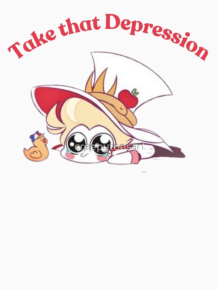 Take that depression cute haz bin by creepytoesart