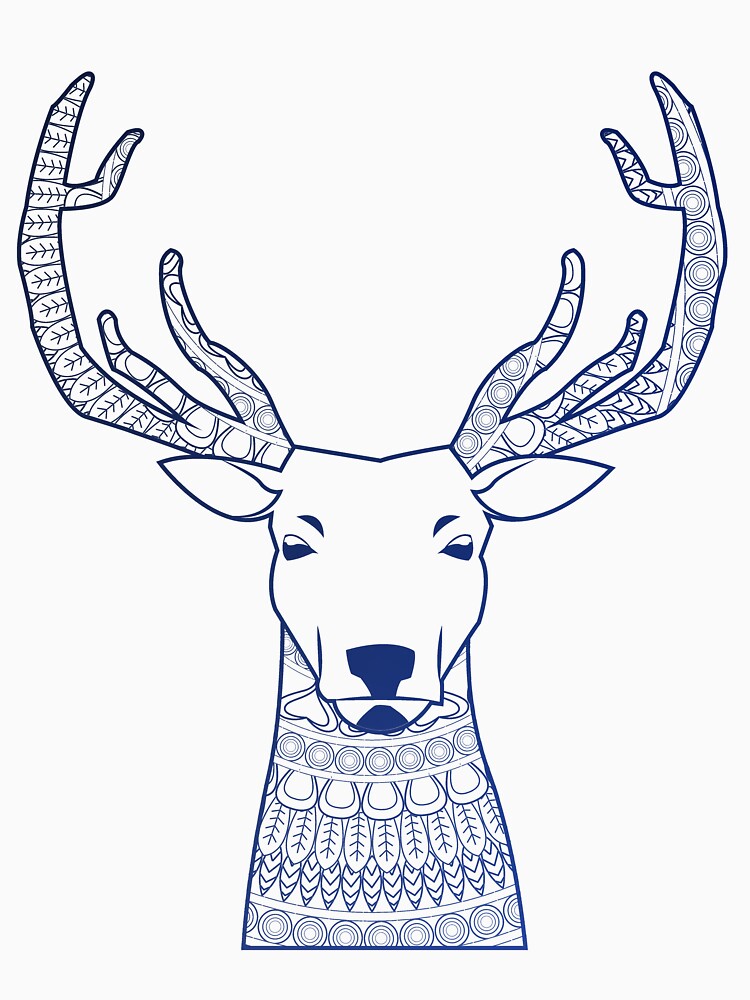 Mandala Deer | yoga top by PetrKad T-Shirts, Hoodie, Sweatshirt | BlankRebels.com (Image 3)